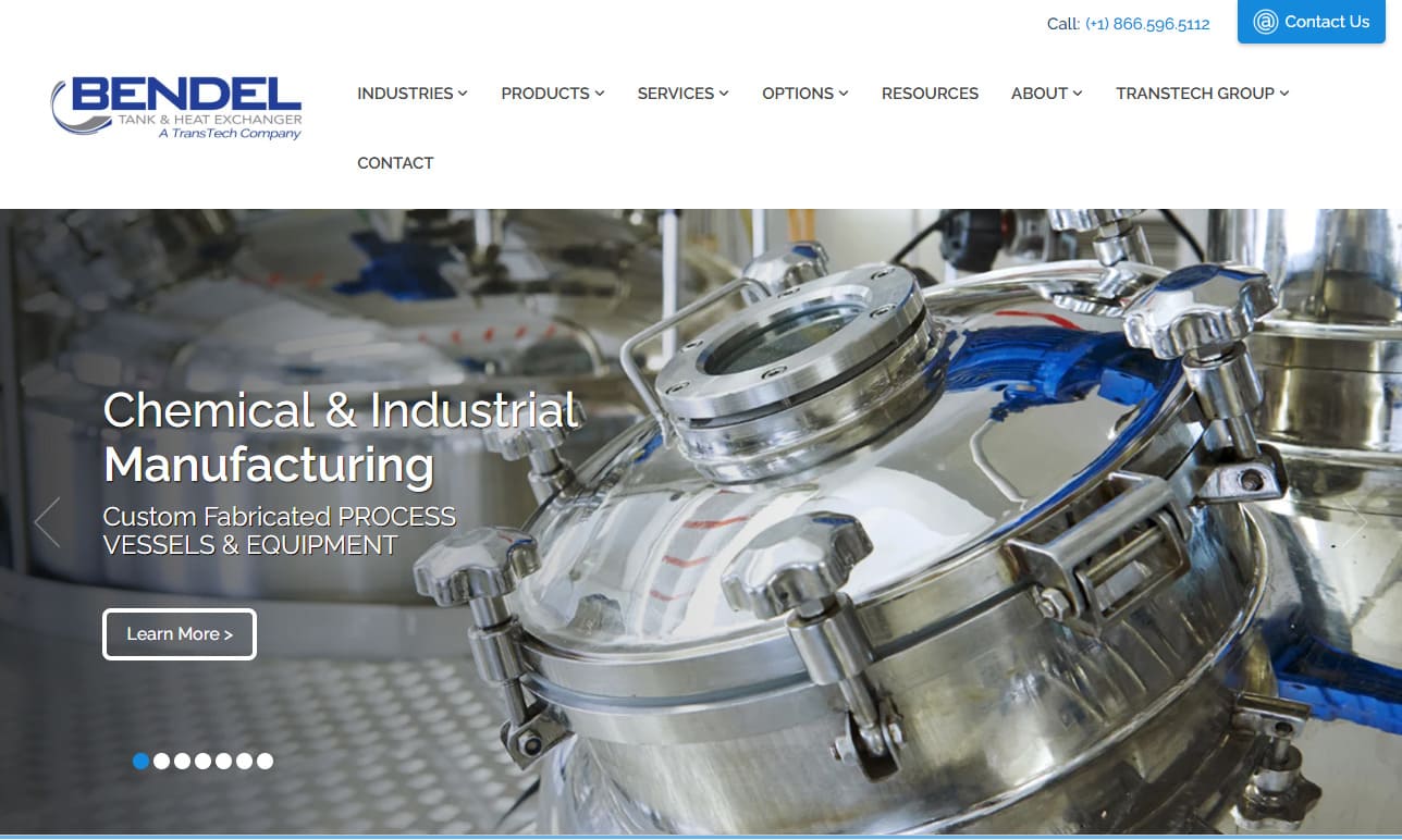 Bendel & Tank Heat Exchanger